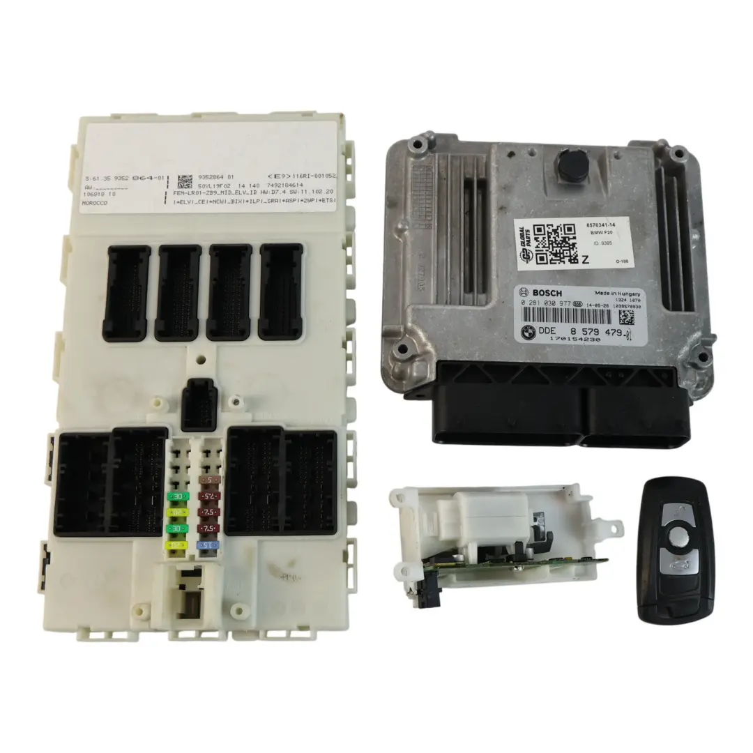 Kit ECU Controllo Motore DDE FEM Manuale per BMW F20 F21 F30 F31 118d 318d con numero di parte 8576341 BMW F20 F21 F30 F31 118d 318d Kit ECU Controllo Motore DDE FEM Manuale - SKU 8576341-14 - Numero di parte 8576341