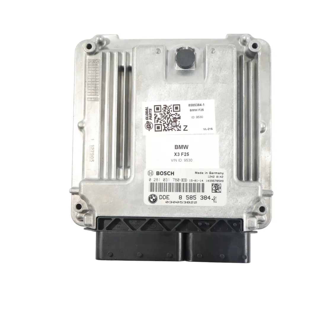 BMW X4 F26 X5 F15 N57 Diesel Motor Steuergerät ECU Kit Set Automatik - SKU 8585384-1 - Teilenummer 8585384