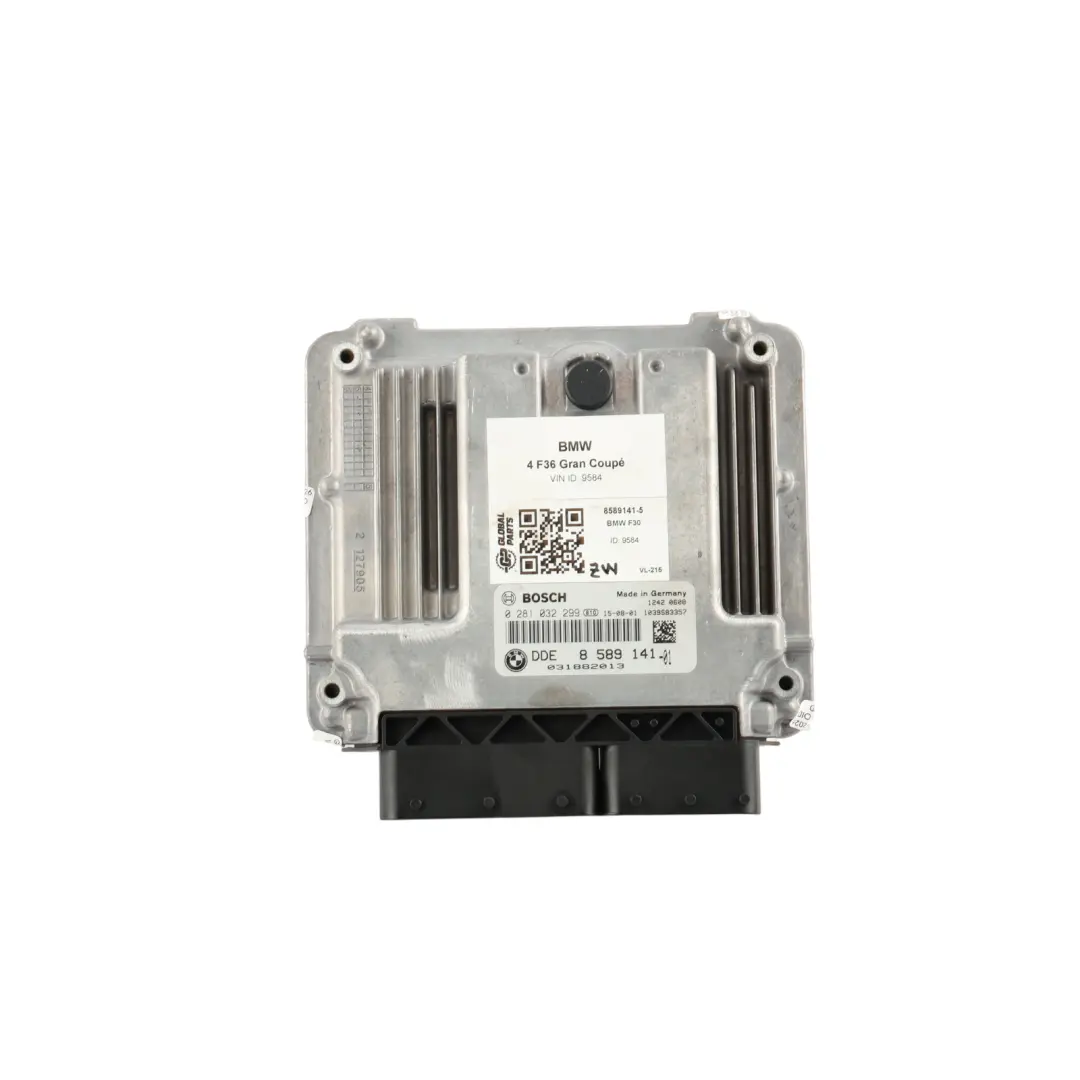 BMW F30 B47 318d 150HP Engine Control Unit ECU DDE + Key Automatic - SKU 8589141-5 - Part number 8589141