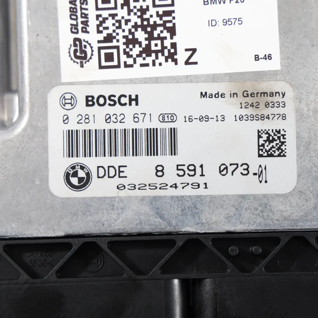 BMW F20 F30 LCI 120d 320d B47 190HP Komputer Silnika Automat - SKU 8591073-5 - Numer Części 8591073