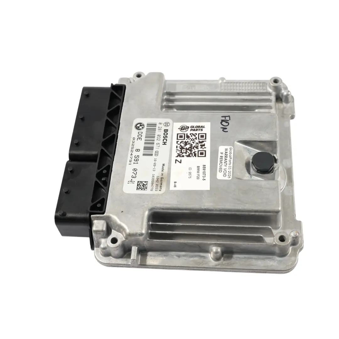 BMW F20 F30 LCI 120d 320d B47 190HP Engine ECU Unit DDE Automatic - SKU 8591073-5 - Part number 8591073