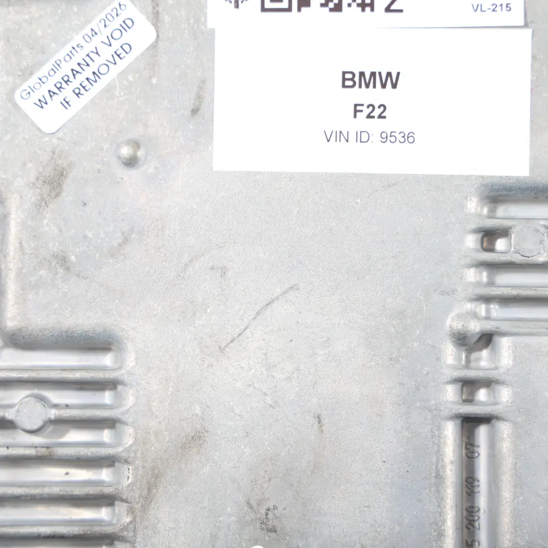 BMW F07 LCI F10 LCI F34 ECU Control Motor KIT 184 HP 220i N20 - SKU 8639595-14 - Número de pieza 8639595