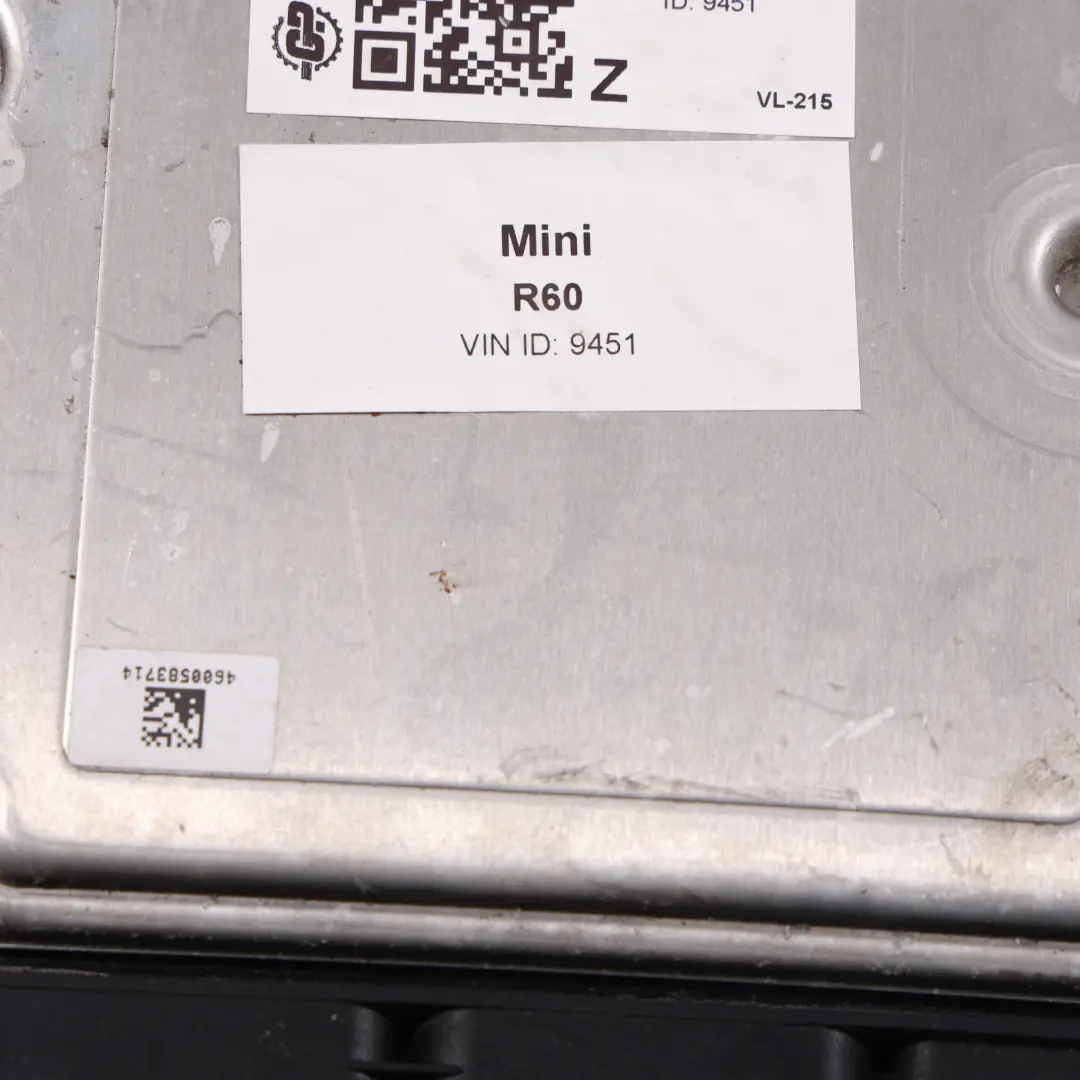 DME ECU Modul Einheit Benzin Automatik für Mini Cooper R60 ALL4 N18 122 HP mit Teilenummer 8652747 Mini Cooper R60 ALL4 N18 122 HP DME ECU Modul Einheit Benzin Automatik - SKU 8652747-2 - Teilenummer 8652747