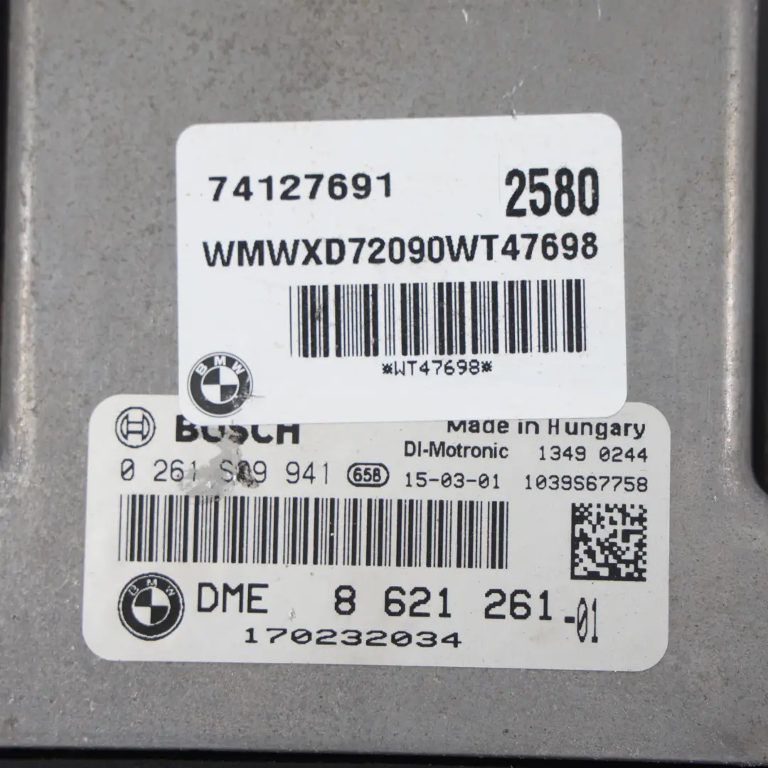 Moduł DME Benzyna Automat do Mini Cooper R60 ALL4 N18 122 HP o numerze 8652747 Mini Cooper R60 ALL4 N18 122 HP Moduł DME Benzyna Automat - SKU 8652747-2 - Numer Części 8652747