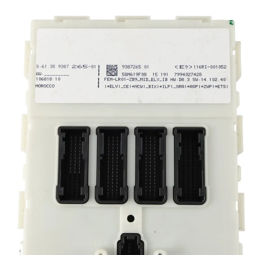 B38 136HP Kit Centralina Motore DME Manuale per BMW F20 LCI 118i con numero di parte 8662411 BMW F20 LCI 118i B38 136HP Kit Centralina Motore DME Manuale - SKU 8662411-7 - Numero di parte 8662411