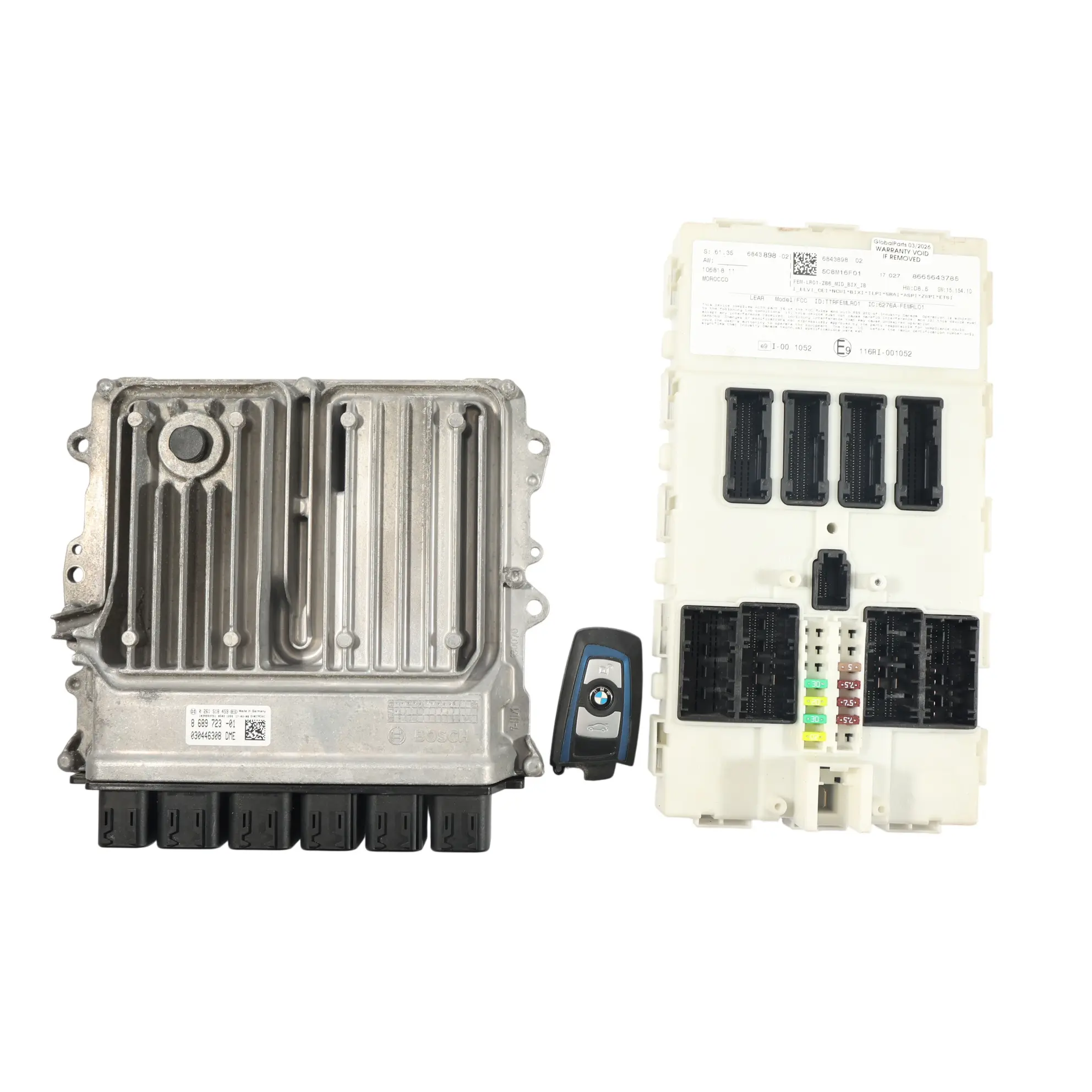 BMW F20 M140i B58 340 HP ECU DDE Kit Chiave Benzina 8689723 6843898 Automatico