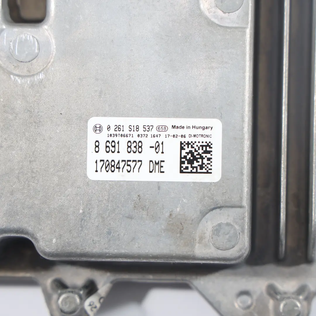 B38 136HP Essence Contrôle Moteur ECU Kit DME Manuel pour Mini F54 F55 F57 à propos du numéro de pièce 8691838 Mini F54 F55 F57 B38 136HP Essence Contrôle Moteur ECU Kit DME Manuel - SKU 8691838-3 - Numéro de pièce 8691838