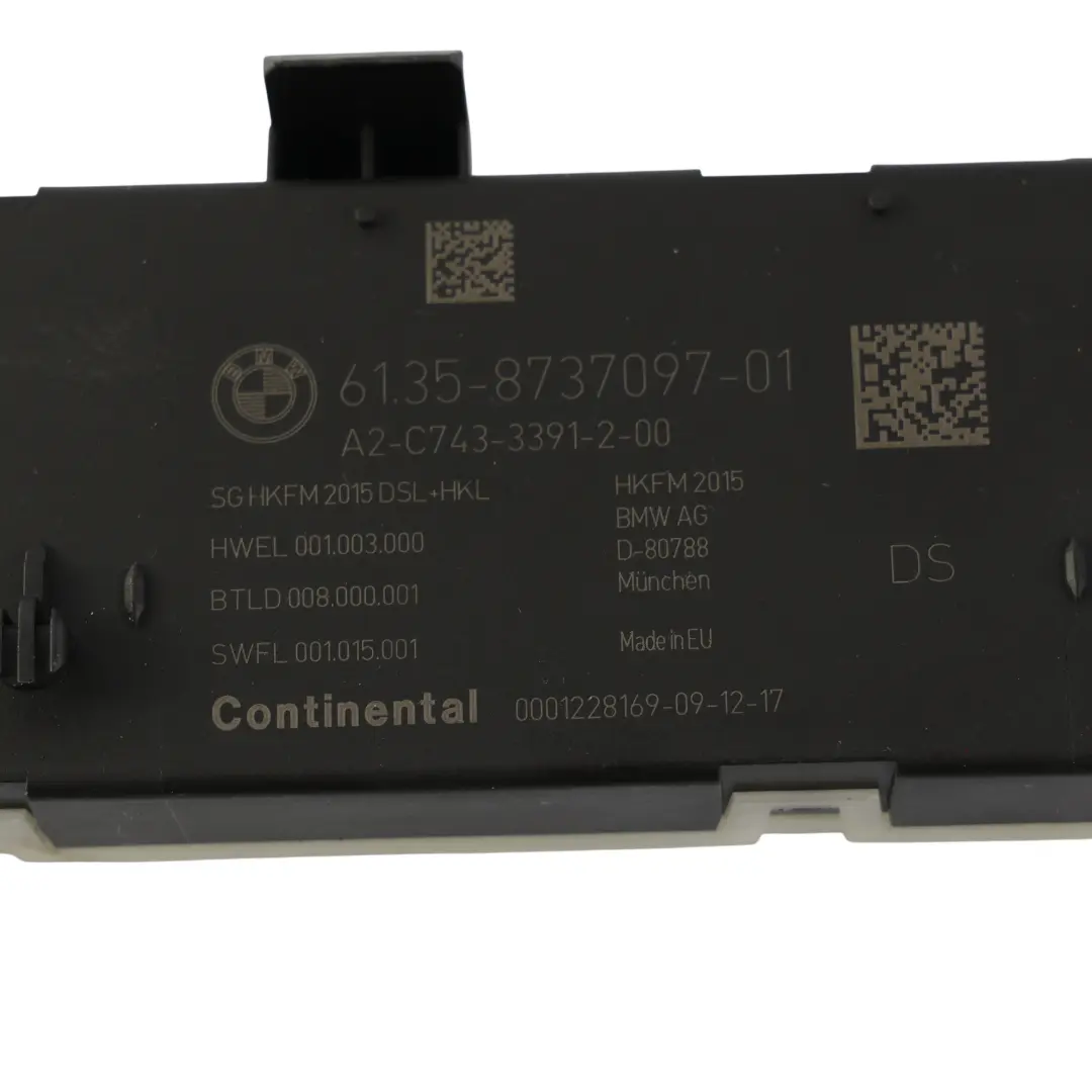 BMW G30 G31 Moduł Sterownik Klapy Bagażnika - SKU 8737097-1 - Numer Części 8737097