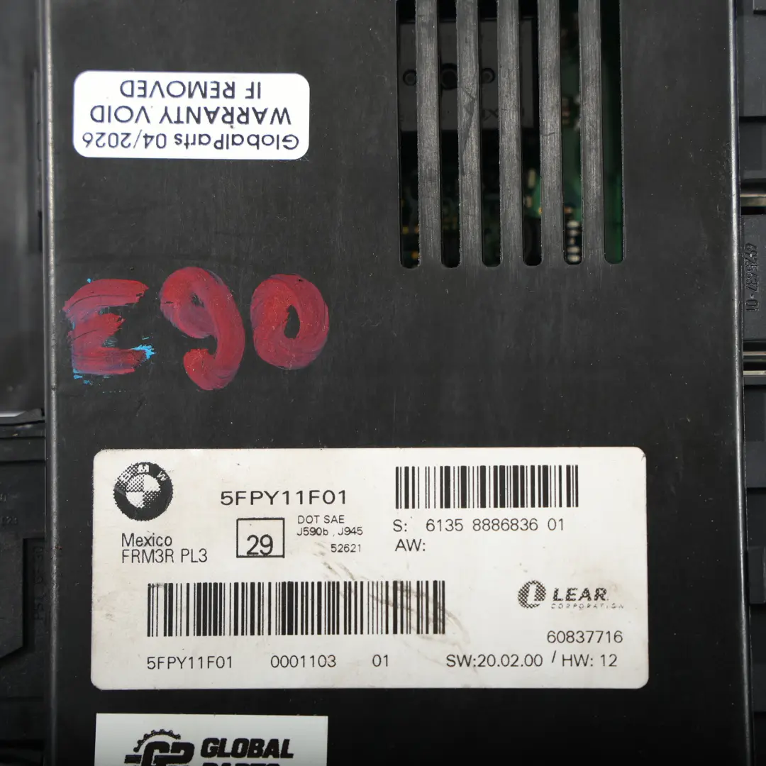 BMW E87 E90 E84 E89 Fußraum Licht Steuermodul - SKU 8886836 - Teilenummer 8886836
