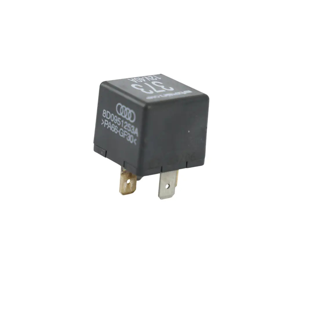 Audi VW Seat Skoda Przekaźnik 4 Piny 373 Czarny 12V 40A - SKU 8D0951253A-1 - Numer Części 8D0951253A