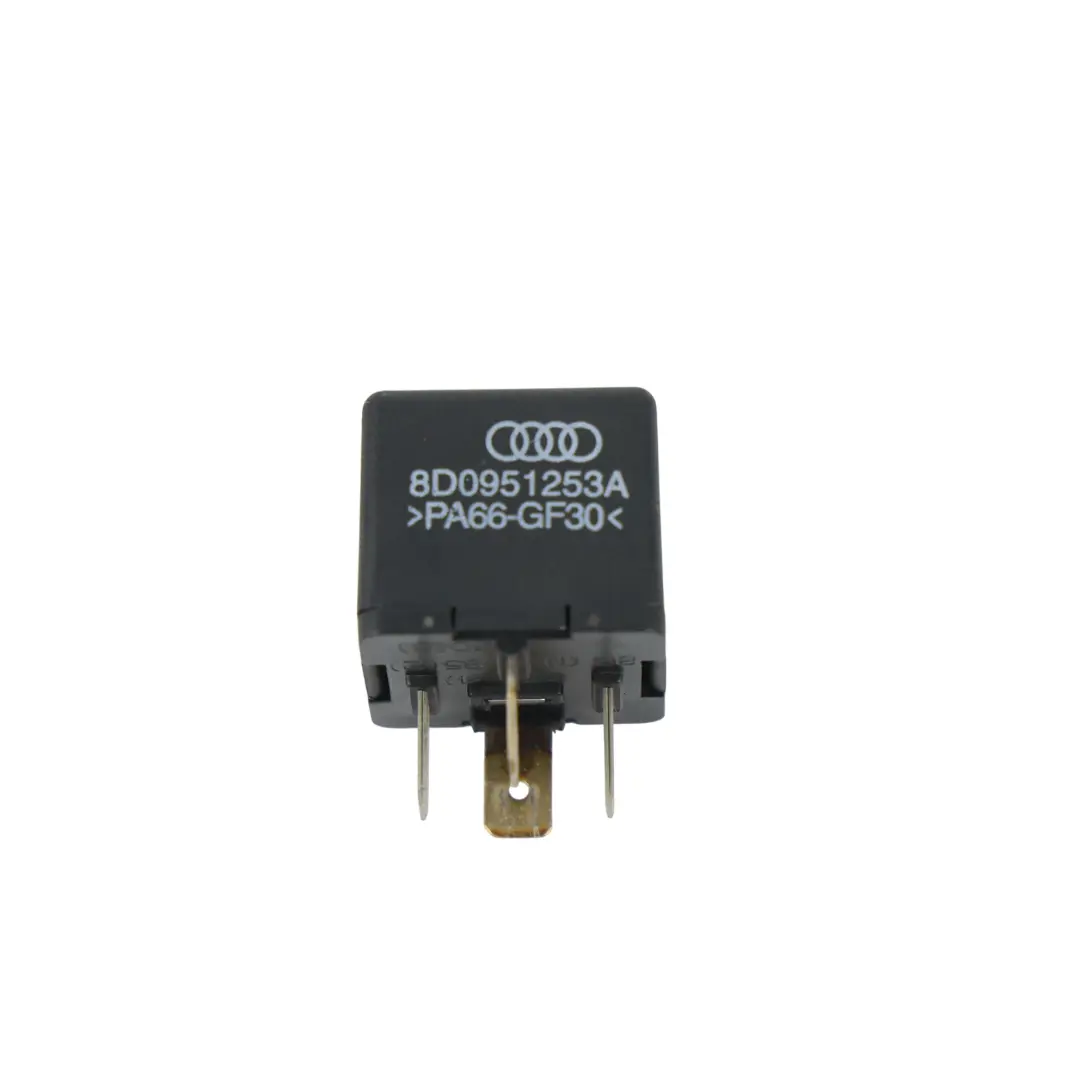 Use Relay Module 4 Pins 373 Black 12V 40A to VW Audi Seat Skoda Multi with Part number 8D0951253A VW Audi Seat Skoda Multi Use Relay Module 4 Pins 373 Black 12V 40A - SKU 8D0951253A-1 - Part number 8D0951253A