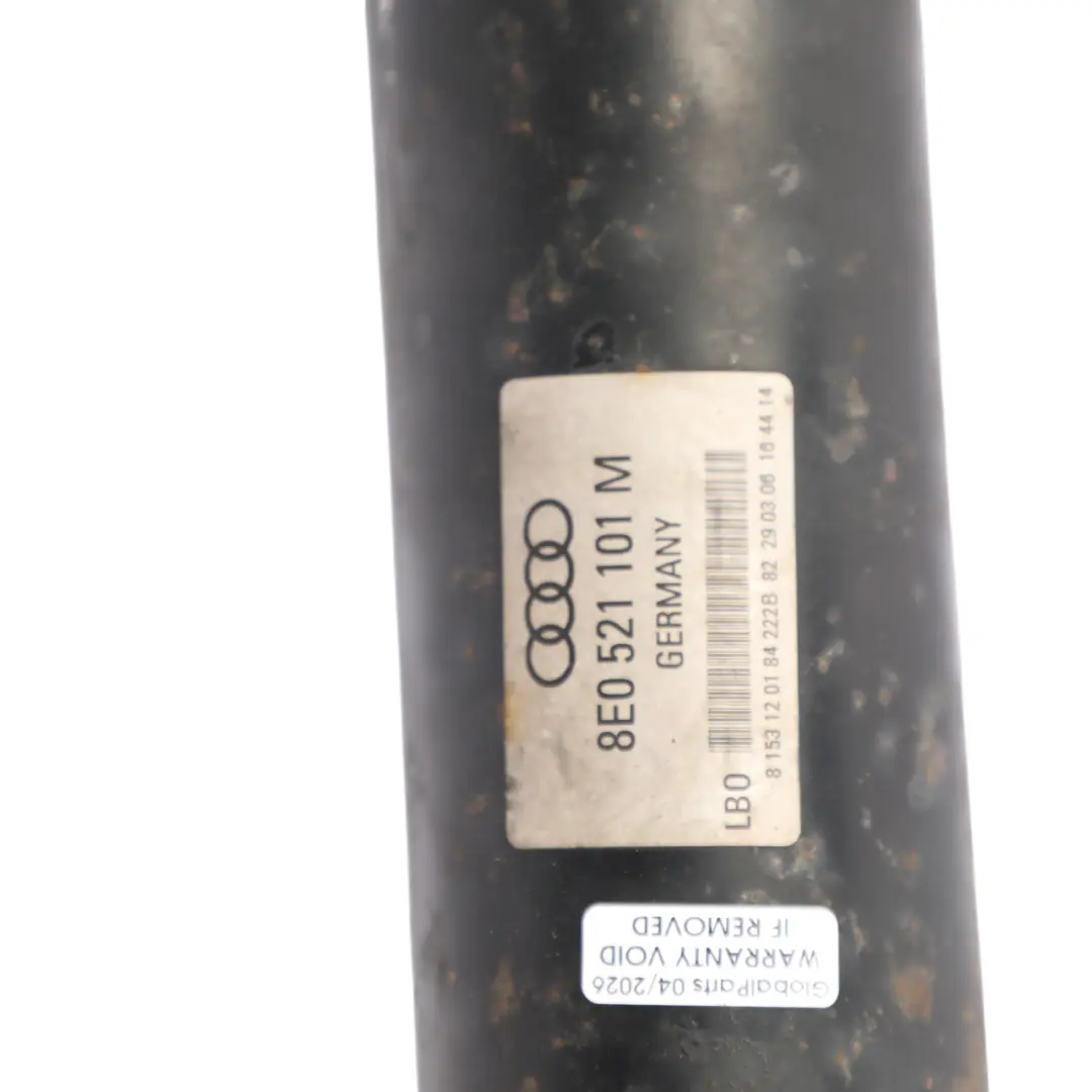 Axle Propshaft Cardan Shaft Manual Gearbox 8E0521101M to Audi A4 S4 RS4 B7 Rear with Part number 8E0521101AA Audi A4 S4 RS4 B7 Rear Axle Propshaft Cardan Shaft Manual Gearbox 8E0521101M - SKU 8E0521101AA - Part number 8E0521101AA