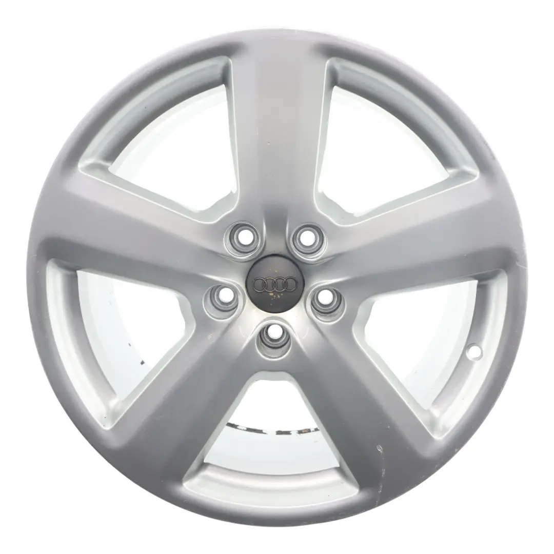 Silberne Alufelge Leichtmetallfelge 18" ET:43 8J für Audi A4 B7 mit Teilenummer 8E0601025AK Audi A4 B7 Silberne Alufelge Leichtmetallfelge 18" ET:43 8J - SKU 8E0601025AK-6 - Teilenummer 8E0601025AK