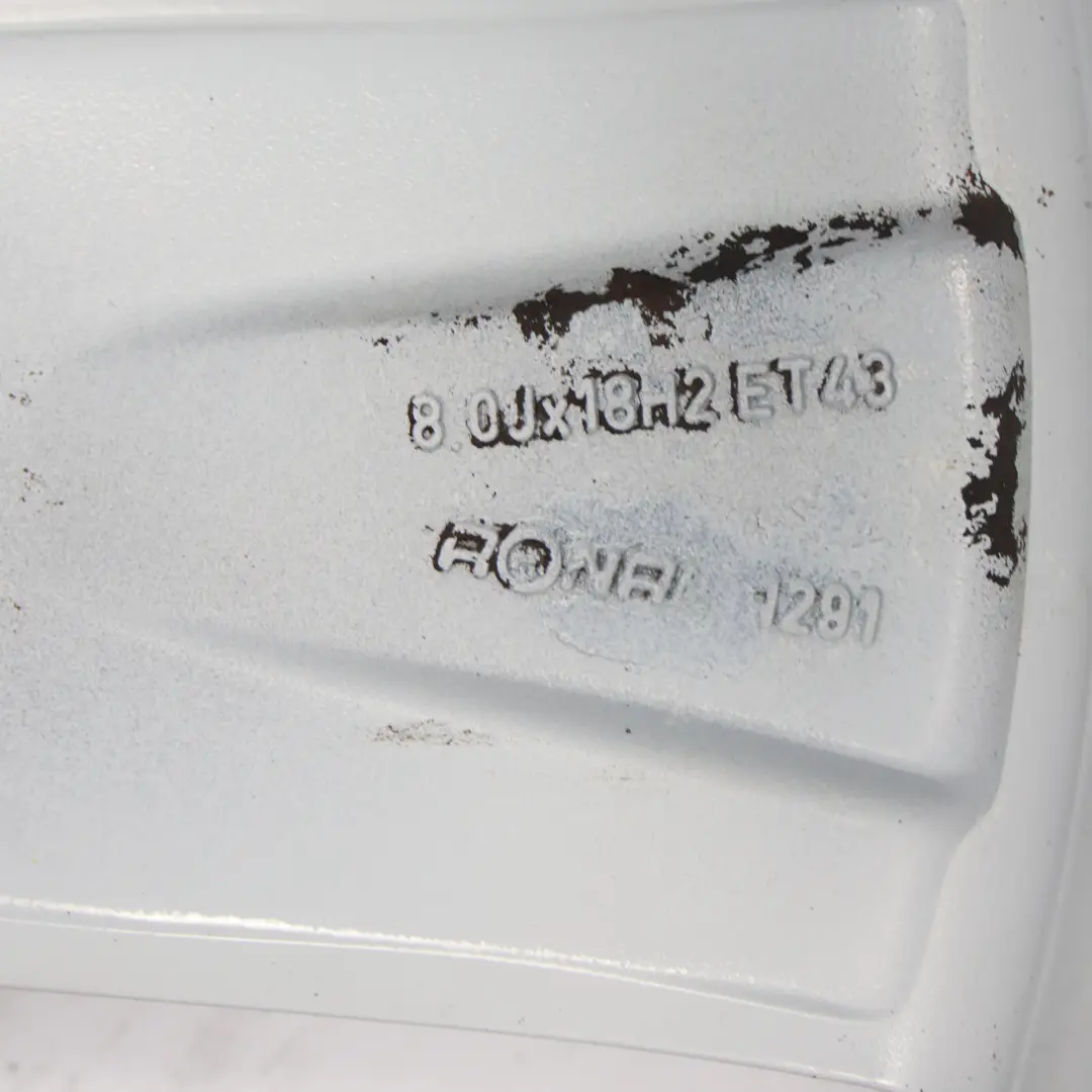 Audi A4 B7 Srebrna Felga Aluminiowa 18" ET:43 8J - SKU 8E0601025AK-6 - Numer Części 8E0601025AK