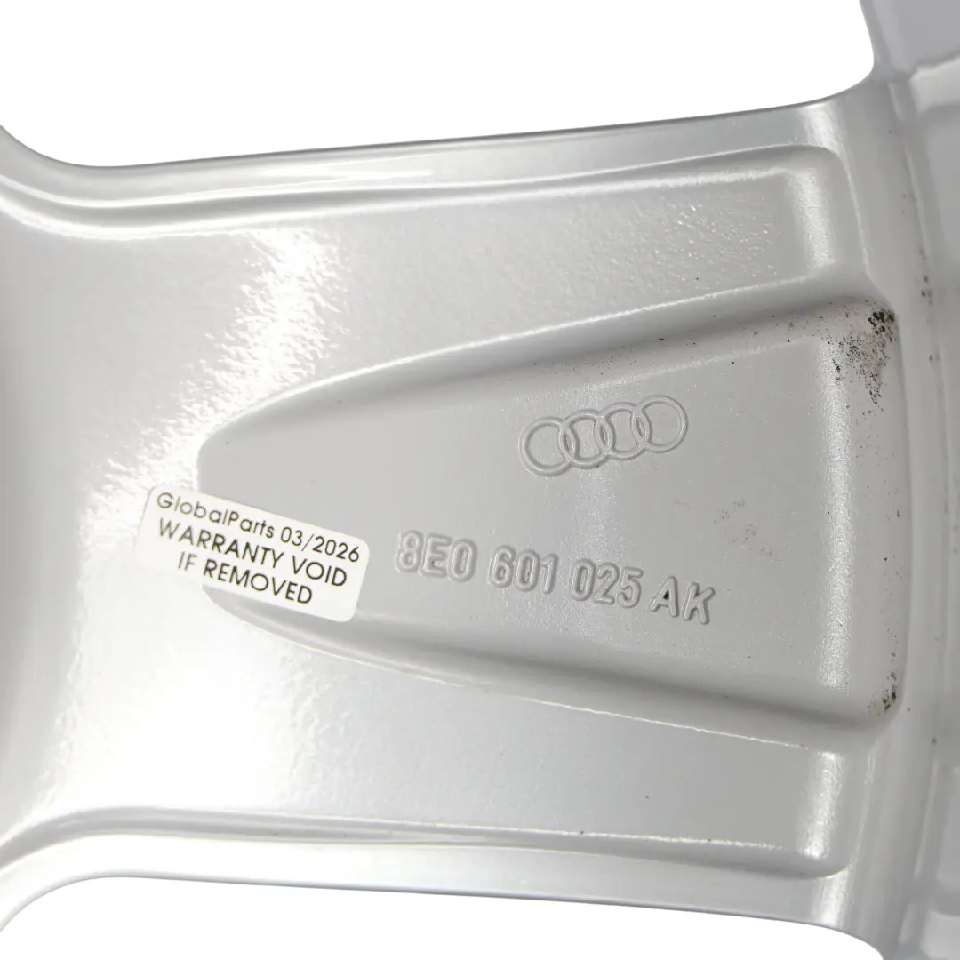 Audi A4 B7 Silver Alloy Wheel Rim 18" ET:43 8J - SKU 8E0601025AK-8 - Part number 8E0601025AK