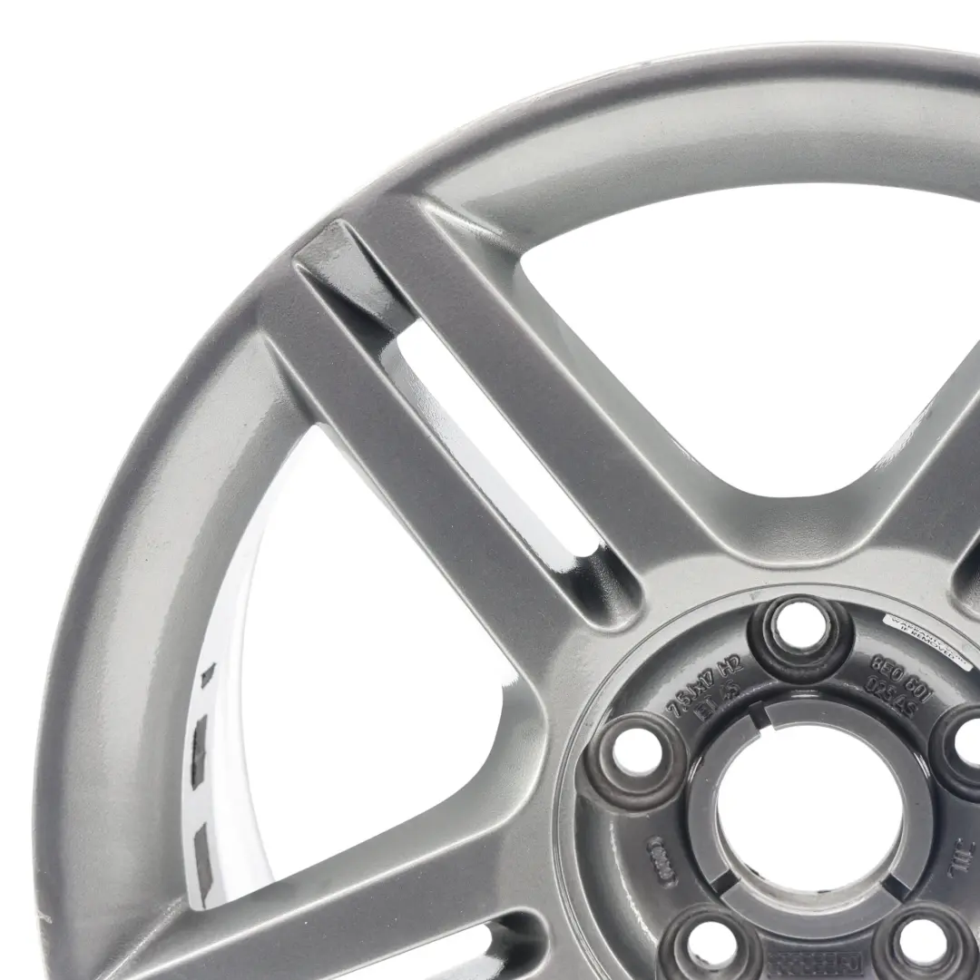 Audi A4 B7 Felga Aluminiowa Srebrna 17" ET:45 7,5J - SKU 8E0601025AS-2 - Numer Części 8E0601025AS