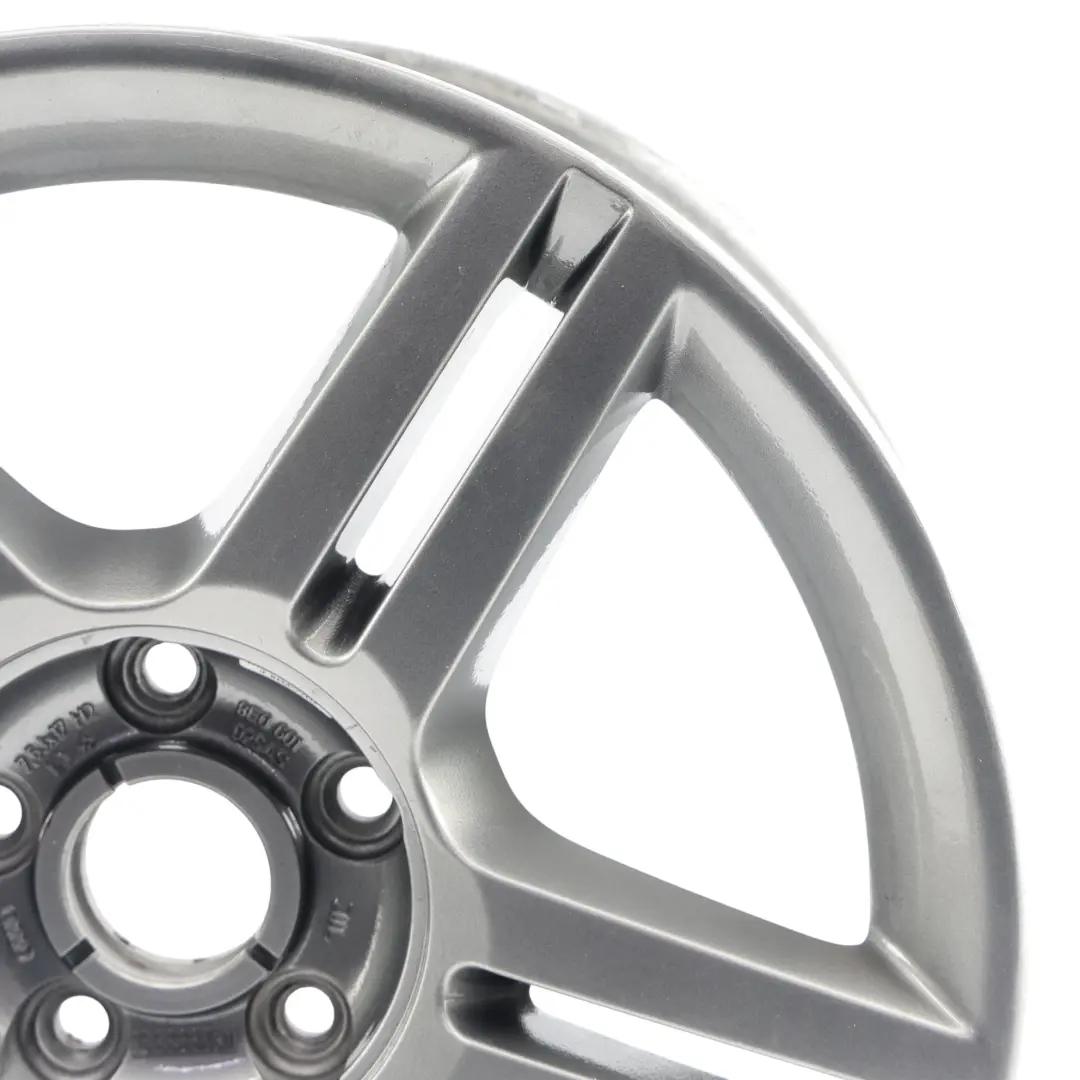 Audi A4 B7 Jante Alliage Argentée 17" ET:45 7,5J 5 Doubles Rayons - SKU 8E0601025AS-2 - Numéro de pièce 8E0601025AS