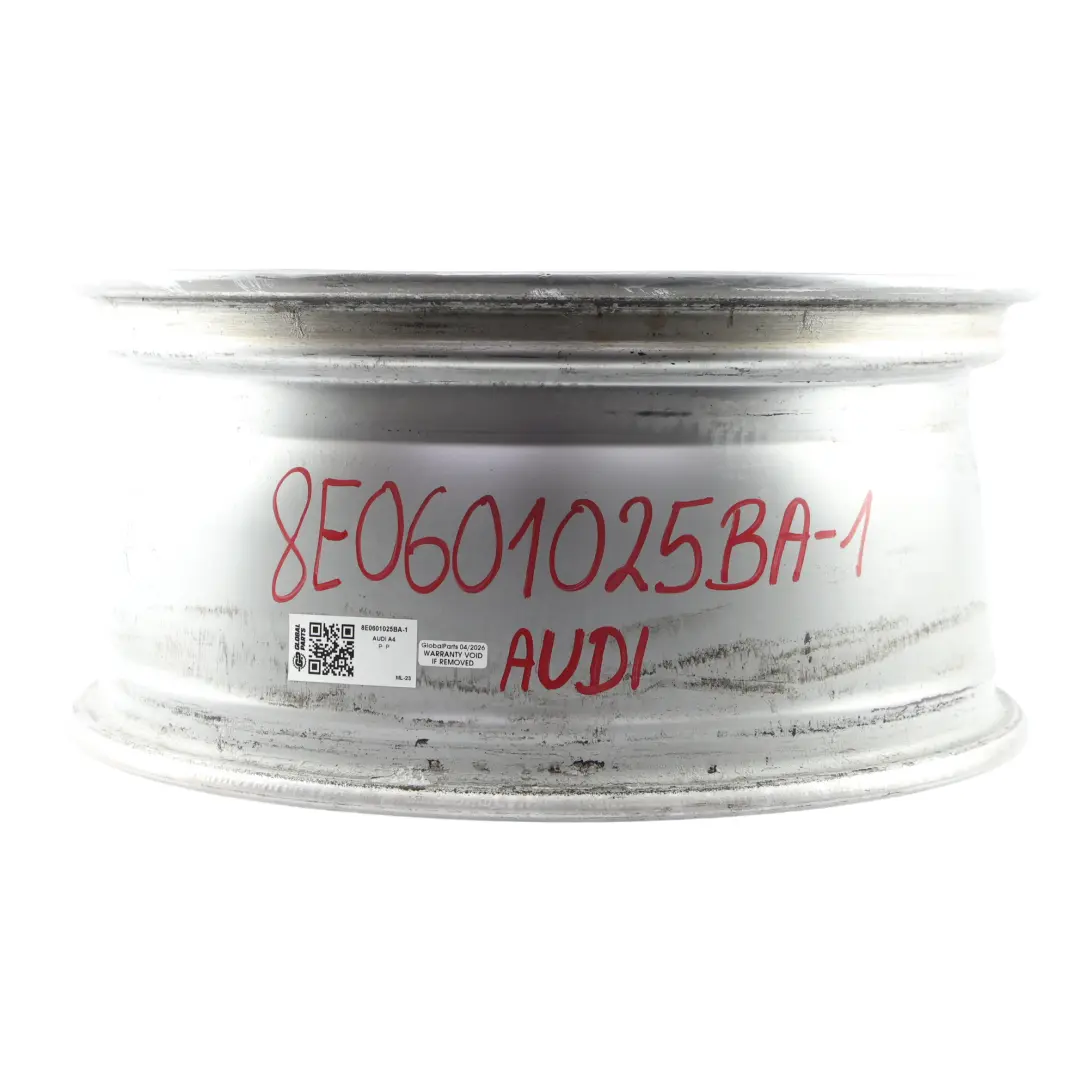 Audi A4 B6 B7 Felga Aluminiowa ET:43 Srebrna 18" 8J - SKU 8E0601025BA-1 - Numer Części 8E0601025BA