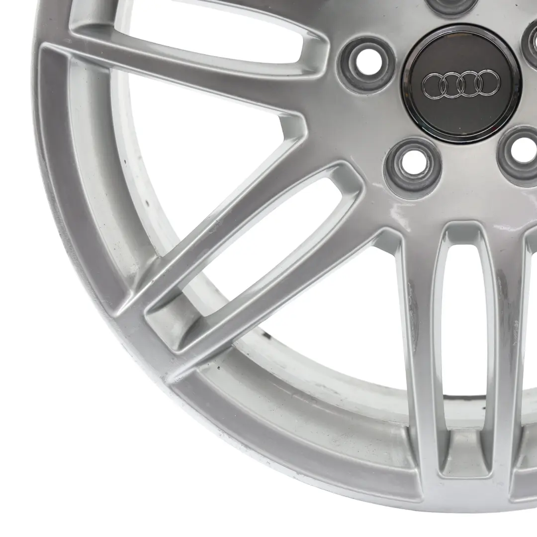 Audi A4 B6 B7 Leicht Metall Felge Silber 18" 8J ET:43 - SKU 8E0601025BA-1 - Teilenummer 8E0601025BA