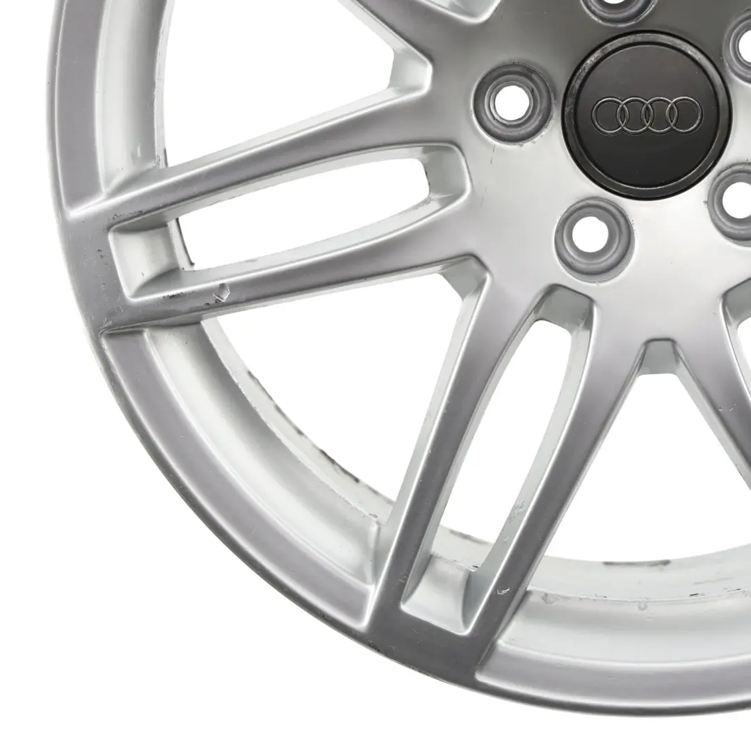 Cerchio In Lega Argento 18" 8J ET:43 per Audi A4 B6 B7 con numero di parte 8E0601025BA Audi A4 B6 B7 Cerchio In Lega Argento 18" 8J ET:43 - SKU 8E0601025BA-2 - Numero di parte 8E0601025BA
