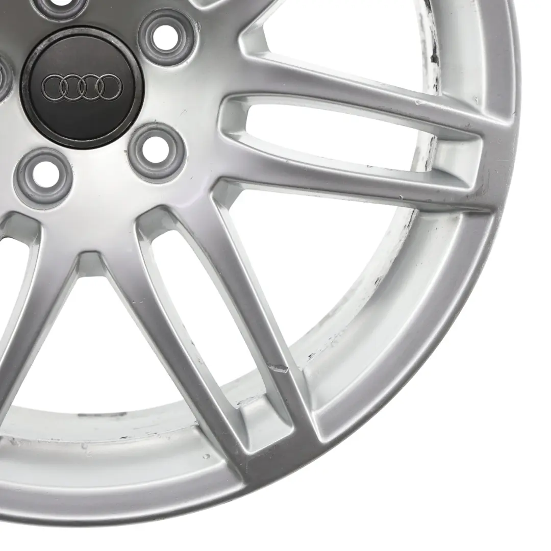 Audi A4 B6 B7 Felga Aluminiowa Srebrna 18" 8J ET:43 - SKU 8E0601025BA-2 - Numer Części 8E0601025BA