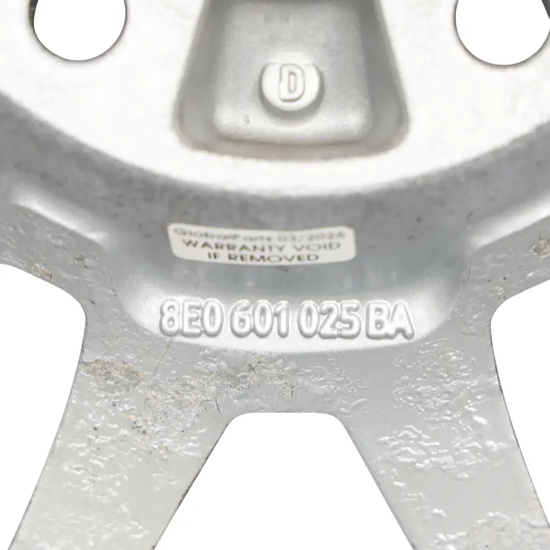 Audi A4 B6 B7 Wheel Alloy Rim Grey 18" 8J ET:43 - SKU 8E0601025BA-3 - Part number 8E0601025BA