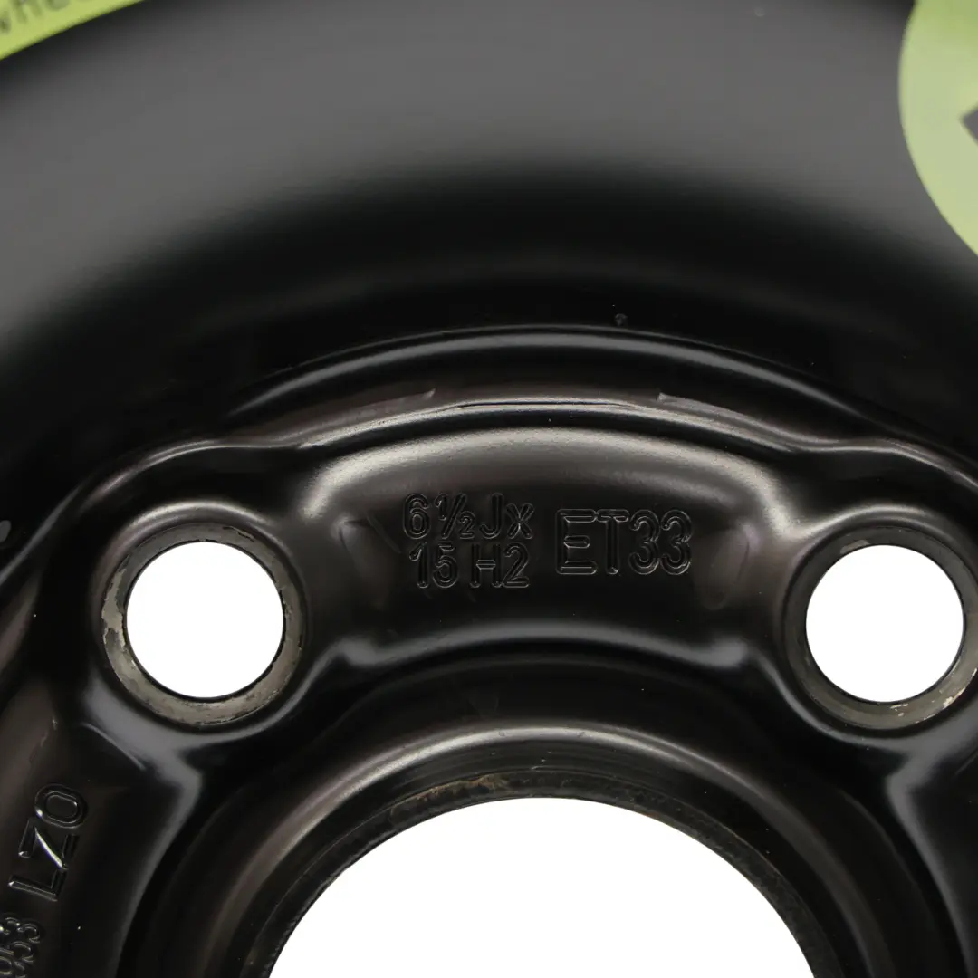 Audi A4 B7 Roue de Secours Compacte Acier R15 6,5J Dunlop 195/65 8E0601027C - SKU 8E0601027E - Numéro de pièce 8E0601027E