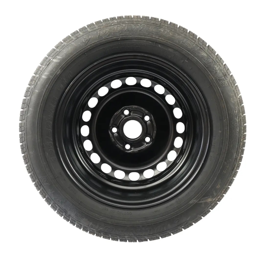 Audi A4 B7 Spare Wheel Compact Wheel Steel R15 6,5J Dunlop 195/65 8E0601027C - SKU 8E0601027E - Part number 8E0601027E