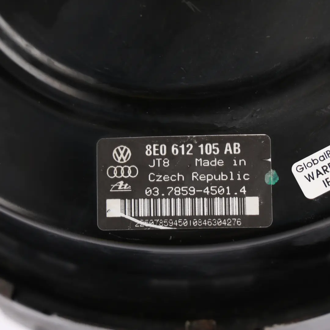 Brake Servo Master Cylinder Booster 2.0 TFSI to Audi A4 B7 with Part number 8E0612105AB Audi A4 B7 Brake Servo Master Cylinder Booster 2.0 TFSI - SKU 8E0612105AB - Part number 8E0612105AB