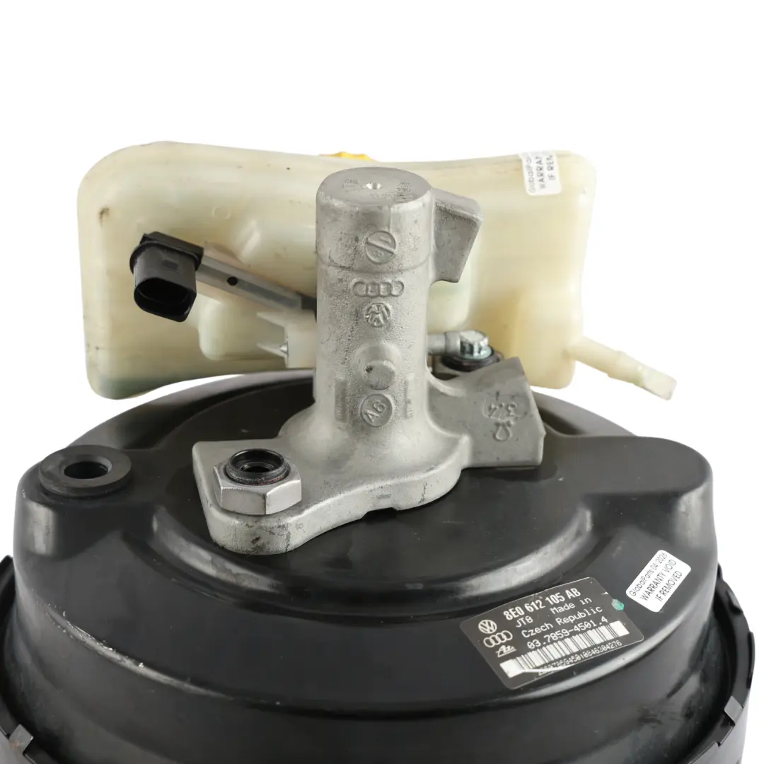Brake Servo Master Cylinder Booster 2.0 TFSI to Audi A4 B7 with Part number 8E0612105AB Audi A4 B7 Brake Servo Master Cylinder Booster 2.0 TFSI - SKU 8E0612105AB - Part number 8E0612105AB