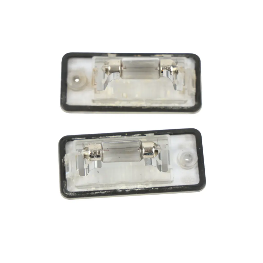 Number Plate Light Lamp Bulb Left Right N/O/S Set to Audi A4 A6 Rear with Part number 8E0807430B Audi A4 A6 Rear Number Plate Light Lamp Bulb Left Right N/O/S Set - SKU 8E0807430B - Part number 8E0807430B