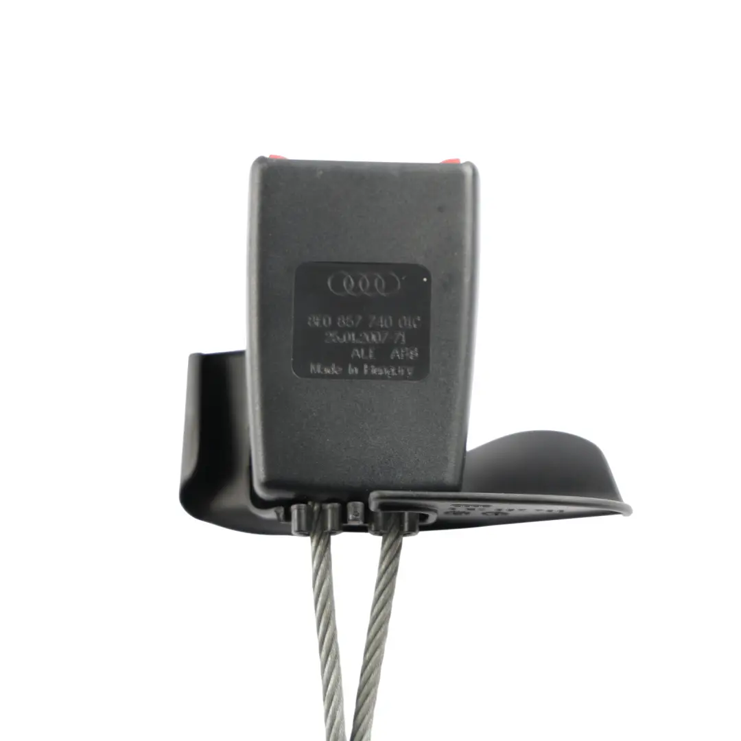 Audi A4 S4 B7 Rear Seat Belt Buckle Clip Right O/S Driver Side - SKU 8E0857740 - Part number 8E0857740