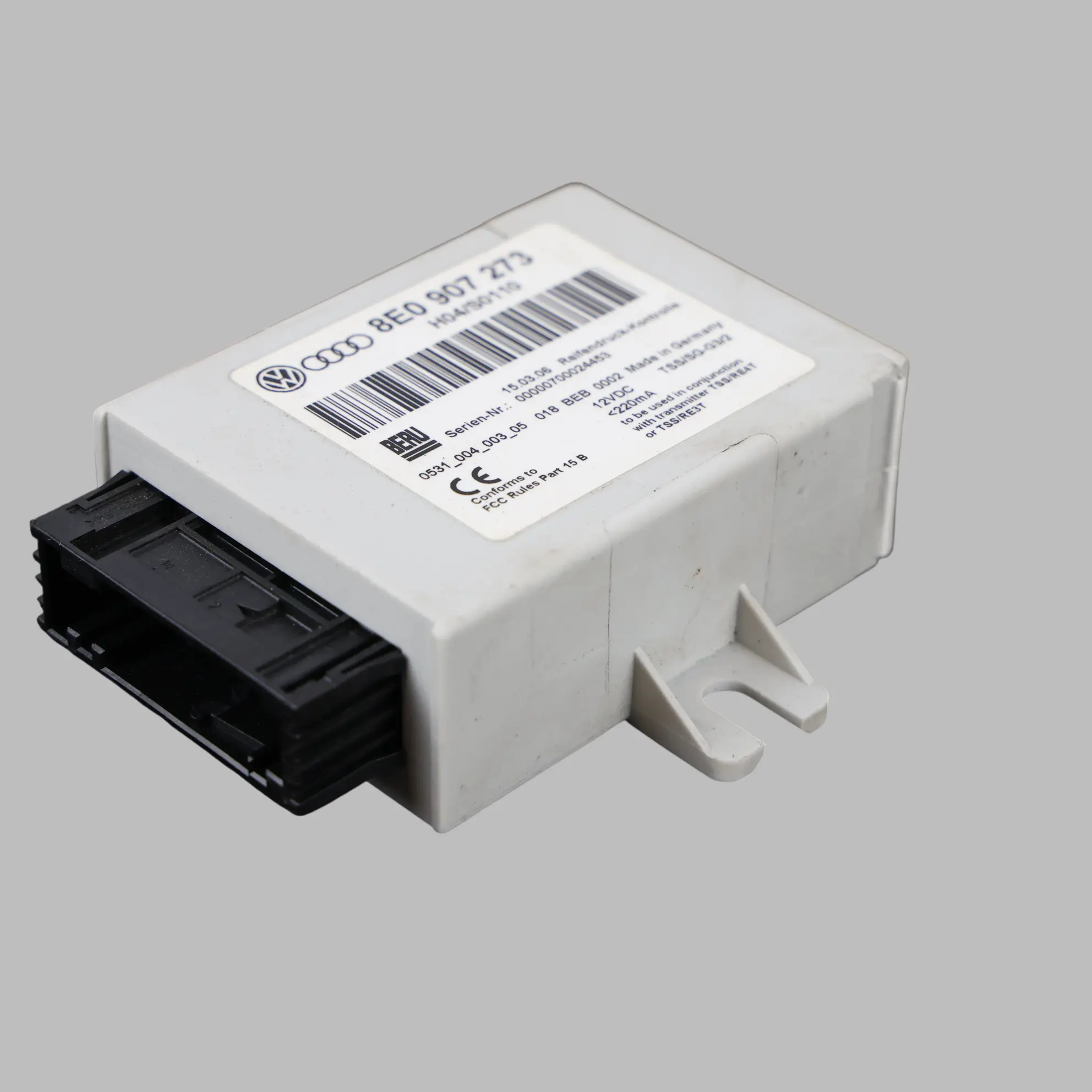 Audi A4 S4 RS4 8H 8E B7 Módulo Unidad Control Presión Neumáticos 8E0907273
