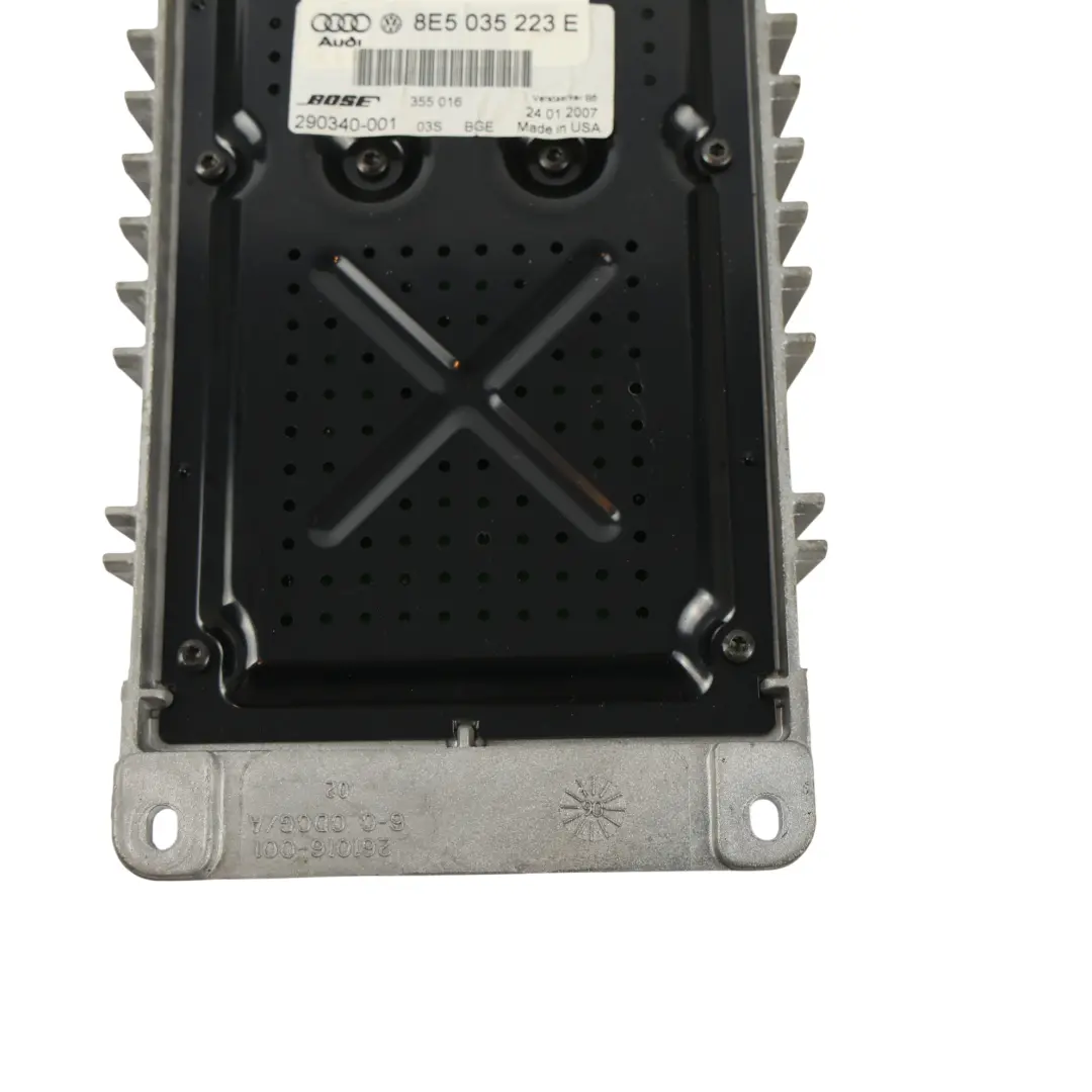 Bose Stereo Radio Sound System Verstärker Modul für Audi A4 Avant B7 mit Teilenummer 8E5035223E Audi A4 Avant B7 Bose Stereo Radio Sound System Verstärker Modul - SKU 8E5035223E - Teilenummer 8E5035223E