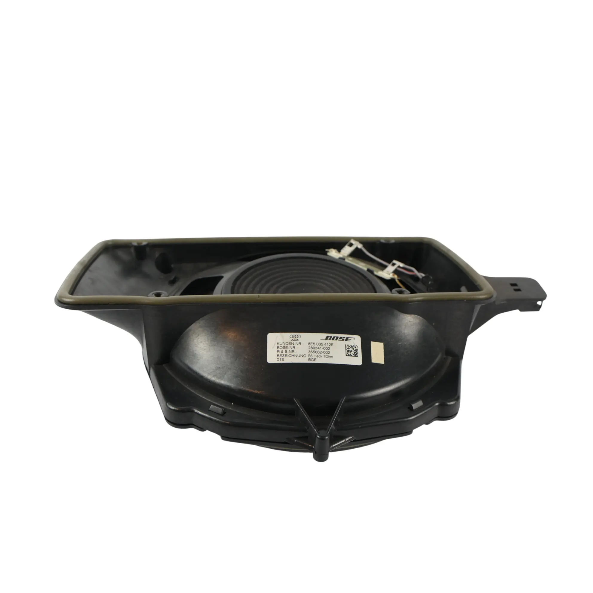 Audi A4 S4 B6 B7 Heck Mitte Subwoofer Lautsprecher Bose System 8E5035412E