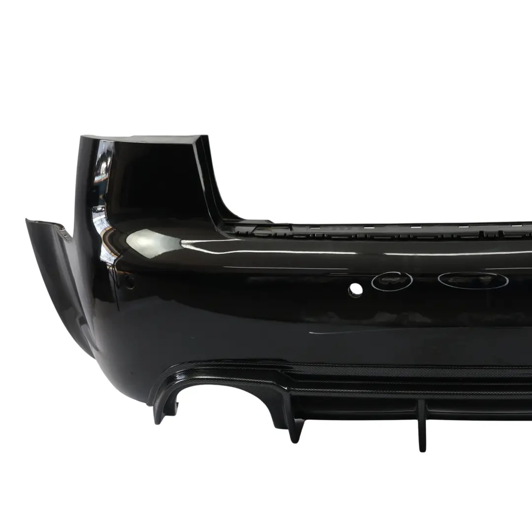 Bumper Trim Panel Cover Phantom Black - Z9Y to Audi RS4 B7 Rear with Part number 8E5807303F Audi RS4 B7 Rear Bumper Trim Panel Cover Phantom Black - Z9Y - SKU 8E5807303F-PHB - Part number 8E5807303F