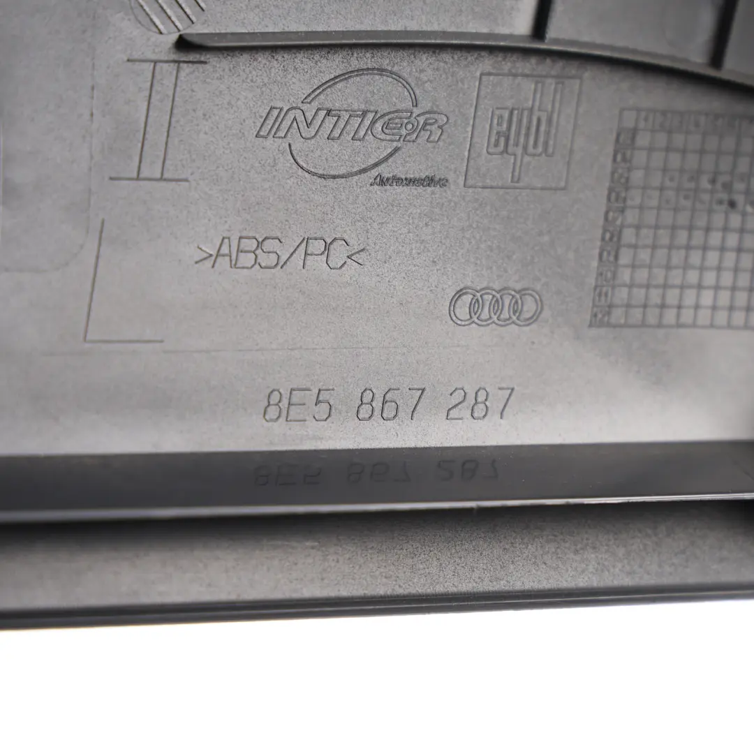 Trim Cover Panel Trim C,D Pillar Left N/S 8E5867287 to Audi A4 B7 Rear with Part number 8E5867287A Audi A4 B7 Rear Trim Cover Panel Trim C,D Pillar Left N/S 8E5867287 - SKU 8E5867287A - Part number 8E5867287A