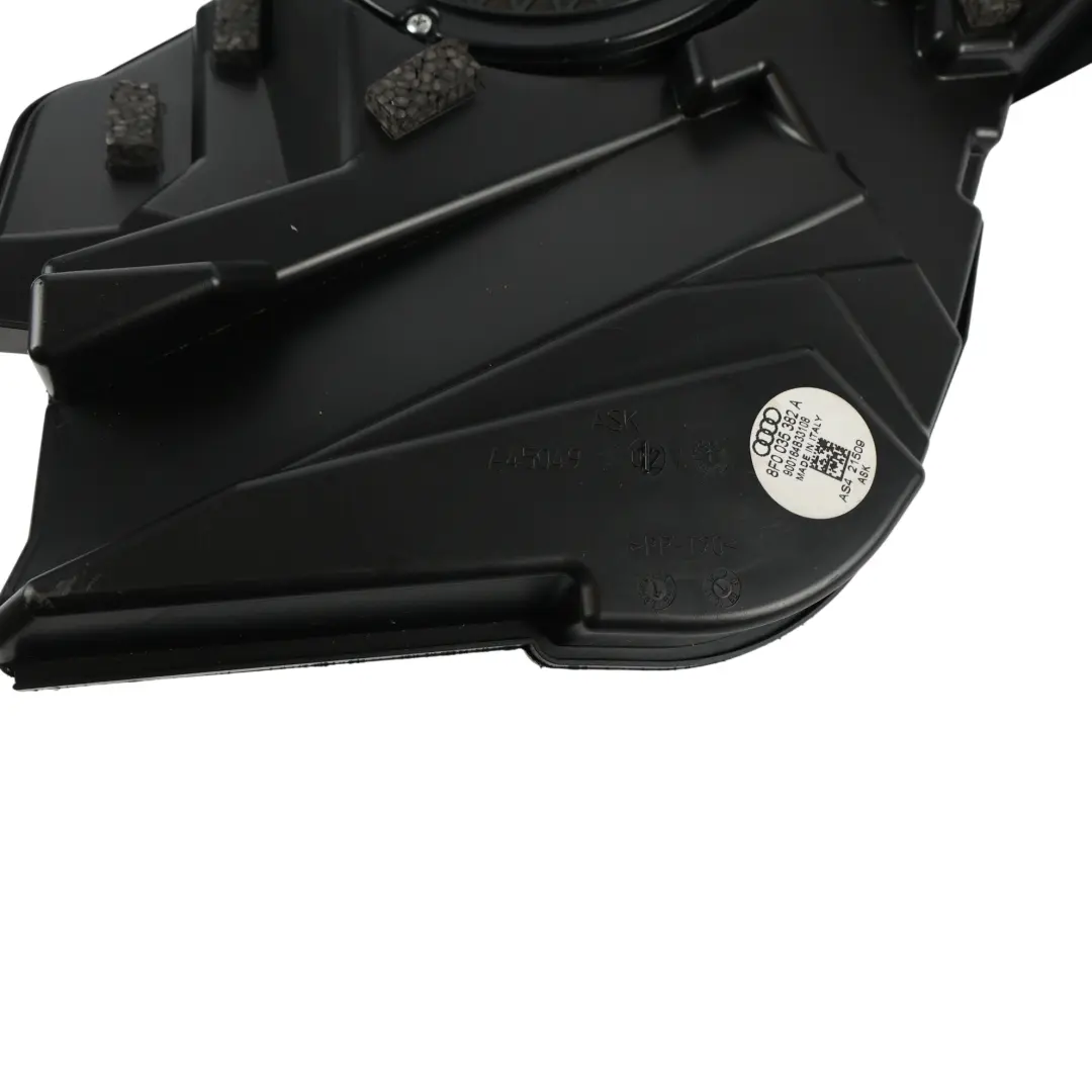 8F Cabriolet Subwoofer Altoparlante Posteriore Sinistro per Audi A5 con numero di parte 8F0035382A Audi A5 8F Cabriolet Subwoofer Altoparlante Posteriore Sinistro - SKU 8F0035382A - Numero di parte 8F0035382A