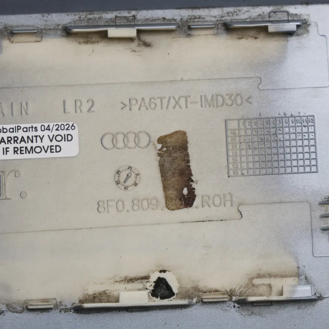 Audi A5 8F Cabrio Trappe Réservoir Carburant Argent Monza X7V - SKU 8F0809907-MSIL - Numéro de pièce 8F0809907