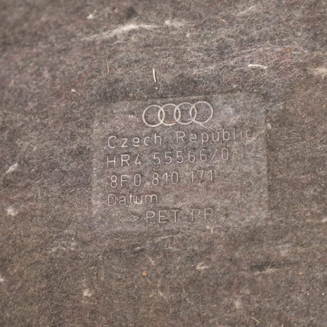 8F Cabrio Rear Wheel Arch Cover Splash Guard Left N/S to Audi A5 with Part number 8F0810171 Audi A5 8F Cabrio Rear Wheel Arch Cover Splash Guard Left N/S - SKU 8F0810171 - Part number 8F0810171