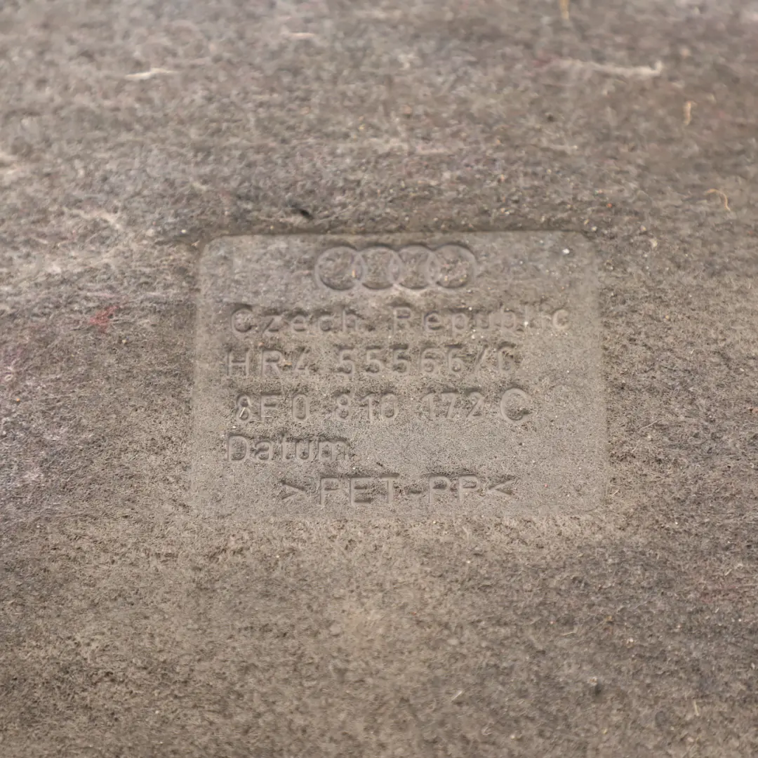 Audi A5 8F Cabrio Rear Wheel Arch Cover Splash Guard Right O/S - SKU 8F0810172C - Part number 8F0810172C