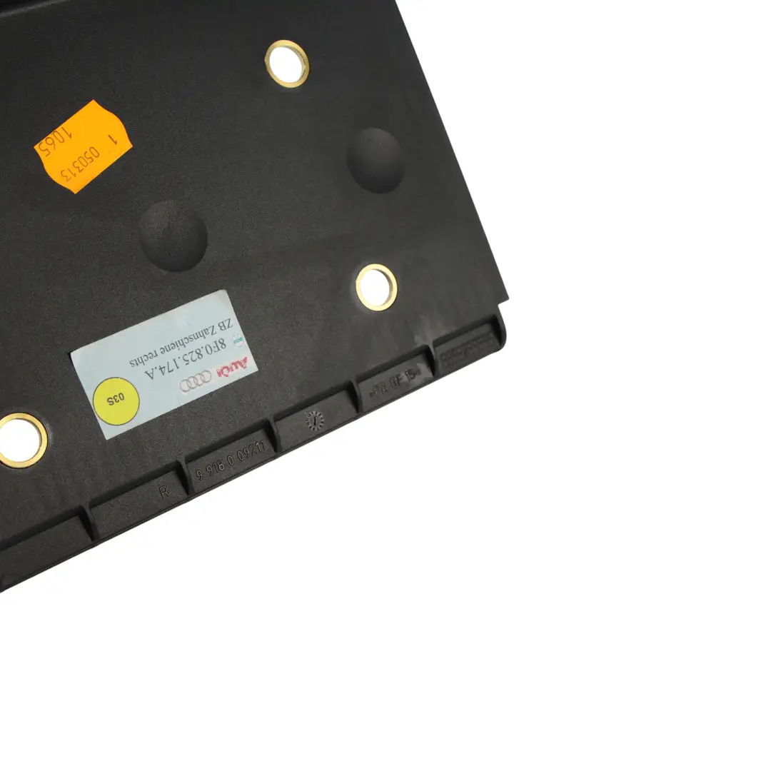 8F Support Montage Latéral Droit Coffre Toit Arrière pour Audi A5 à propos du numéro de pièce 8F0825174A Audi A5 8F Support Montage Latéral Droit Coffre Toit Arrière - SKU 8F0825174A - Numéro de pièce 8F0825174A