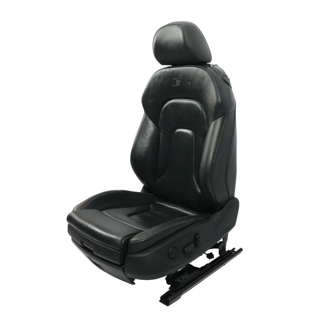 Audi A5 8F Cabrio Siège Avant Électrique Sport Chauffant Cuir Milano Noir Gauche - SKU 8F0881805Q-1 - Numéro de pièce 8F0881805Q