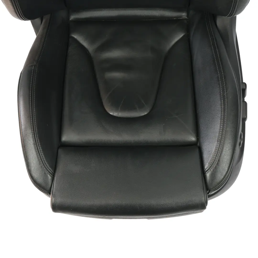 Audi A5 8F Cabrio Fotel Lewy Przedni Sport Podgrzewany Skóra Milano Czarny - SKU 8F0881805Q-1 - Numer Części 8F0881805Q