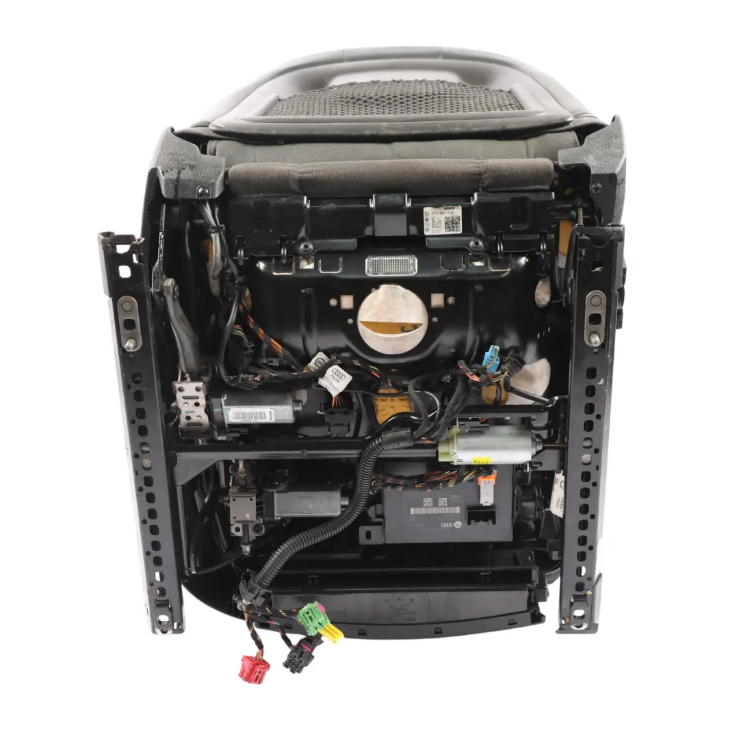 Audi A5 8F Cabrio Front Seat Electric Sport Heated Leather Black Left N/S - SKU 8F0881805Q-2 - Part number 8F0881805Q