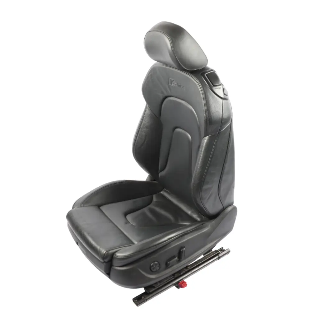 Audi A5 8F Cabrio Front Seat Electric Sport Heated Leather Black Left N/S - SKU 8F0881805Q-2 - Part number 8F0881805Q