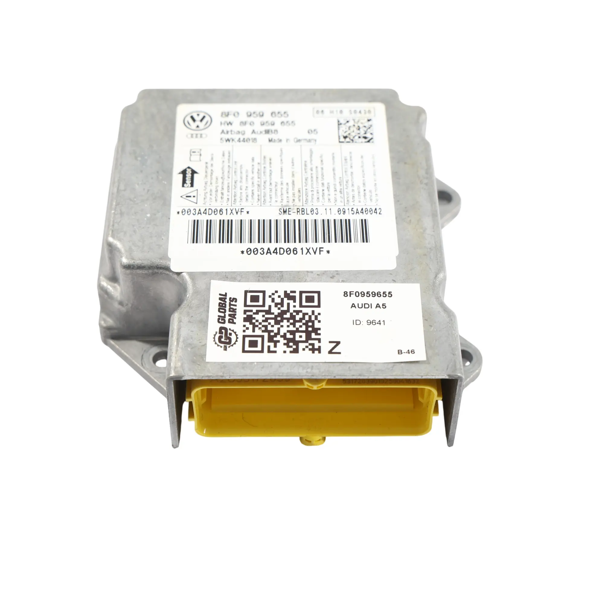 Audi A5 S5 8F Module Air Unité Contrôle ECU Crash Data 8F0959655