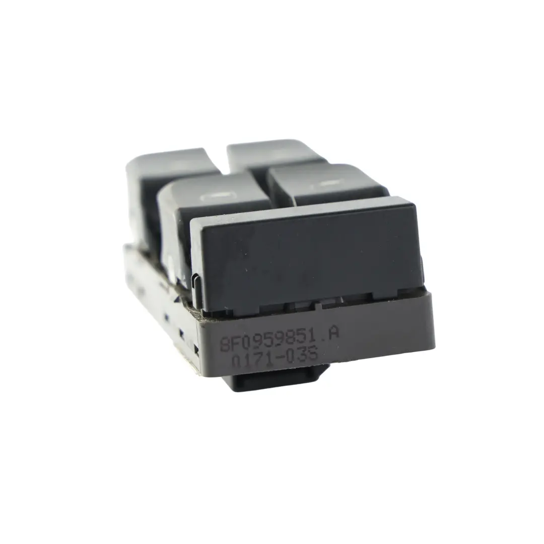 8F Cabrio Botón Interruptor Ventana Puerta Conductor para Audi A5 con número de pieza 8F0959851A Audi A5 8F Cabrio Botón Interruptor Ventana Puerta Conductor - SKU 8F0959851A - Número de pieza 8F0959851A