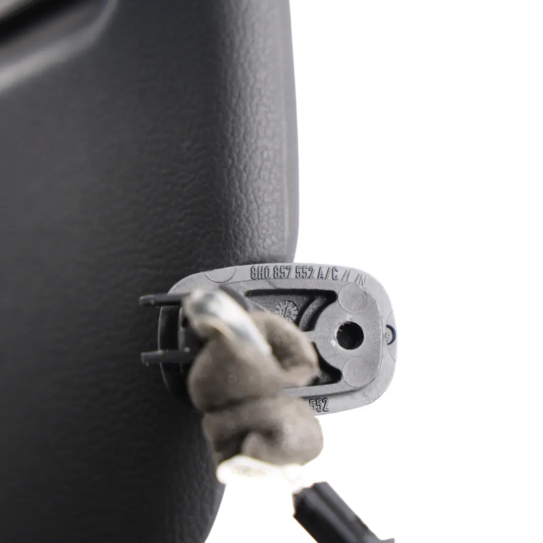 8F Sun Visor Cover Illuminated Mirror Soul Black Right O/S to Audi A5 with Part number 8H0857552R Audi A5 8F Sun Visor Cover Illuminated Mirror Soul Black Right O/S - SKU 8H0857552R-1 - Part number 8H0857552R