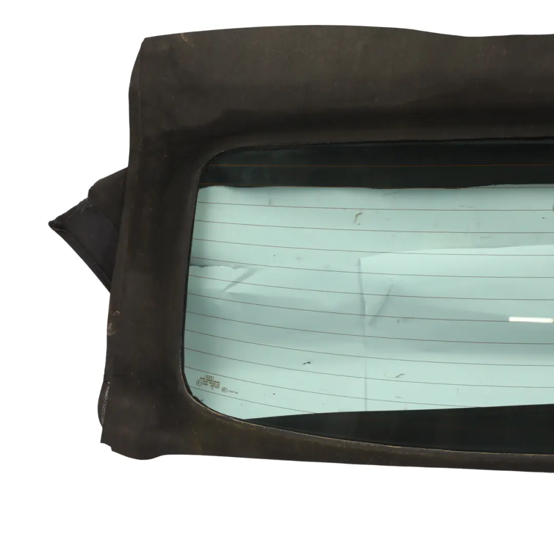 Soft Top Folding Roof Cover Rear Window Glass to Audi A4 B7 Cabrio with Part number 8H0871035E Audi A4 B7 Cabrio Soft Top Folding Roof Cover Rear Window Glass - SKU 8H0871035E-1 - Part number 8H0871035E